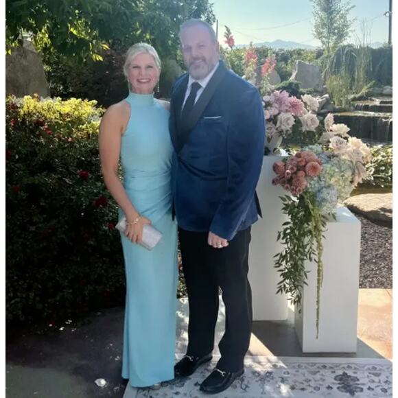 Chiara Boni La Petite Robe Gudrum Long Dress Size 8 - Picture 10 of 12